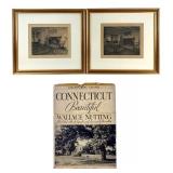 Wallace Nutting Signed Hand Colored Photographs & Acocmpanying Book