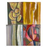 David Lester Blumer (Russian/American, 1935-2023) Signed Abstract Paintings