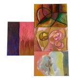 David Lester Blumer (Russian/American, 1935-2023) Signed Abstract Paintings