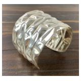 Taxco Mexico Sterling Silver Cuff Bracelet