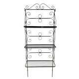 Wrought Iron 3-Tier Plant Stand / Bakers Rack
