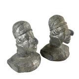 Vintage Lead Figural Paperweights