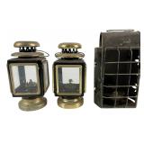 Collection Of Vintage Oil Lanterns (Made In Hong Kong)