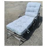 Mid-Century Modern Outdoor Patio Chaise Lounge Chair