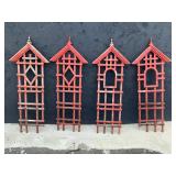 Cathedral Wood Garden Trellis (Set Of 4)