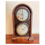 19th c. Calendar Shelf Clock