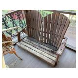 Wooden Porch Swing