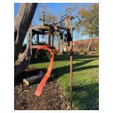 Antique Gothic Victorian Gas Garden Light