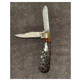 Remington Damascus Blade folding Knife