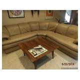 COFFEE TABLE NOT FOR SALE, ONLY THE SECTIONAL COUCH.