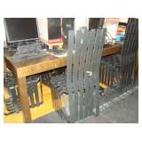 BRASS CONFERENC ROOM TABLE (42w X 88L X 30h)