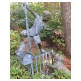 JIM DAVIDSON BRONZE STATUE (ABOUT 7 FT TALL)