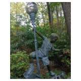 JIM DAVIDSON BRONZE STATUE (ABOUT 7 FT TALL)