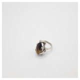 Lot 142 Tigers Eye Stone Silver Ring