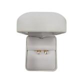 Lot 174 14k Diamond Earrings 