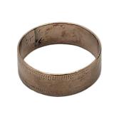 Lot 72 10k Gold Band Sz 4.5 Weight: 1.4 gram  Estimated Melt Value: $68.88  as of (01/07/2025)