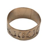 Lot 78 10k Gold Band Sz 7  Grams 2.43   Estimated Melt Value: Total gold value is $86.69 1/13/2025 