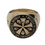 Lot 93 10k Gold Josten Ring Sz 9.5 Hallmark: Josten / 10k Weight: 19.86 Grams 