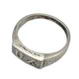 Lot 150 Sterling Fraternity Ring