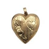 Lot 100 10k Gold Heart Charm