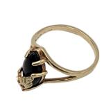Lot 108 10k Black Hills Gold Onyx Multi Color Leaf Setting