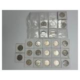 23 Liberty Silver Half Dollars (1934-1947?)