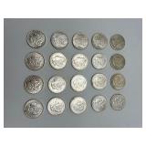 20 Morgan Silver Dollars (1879-1921)