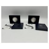 2007 American Eagle One Ounce Silver Uncirculated Coin (2)
