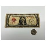 1928 A0162804A $1 United states note