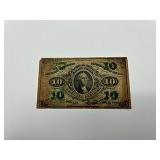 1863? $0.10 bill 10 cent