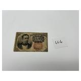 1874 $0.10 bill 10 cent