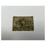 1863? $0.05 bill 5 Cent