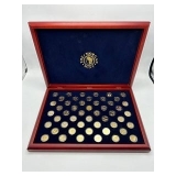 The Morgan Mint 50 Gold Quarters Complete Collection 1999-2008
