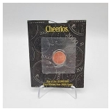 Cheerios Promo 2000 Millennium Lincoln Penny In PKG With COA