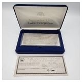 September 11th Coin-Certificate