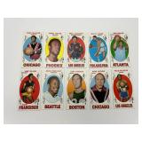 19 Lot of 10 1969 Topps Basketball Cards