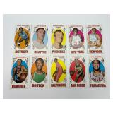 21 Lot of 10 1969 Topps Basketball Cards