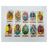 23 Lot of 10 1969 Topps Basketball Cards
