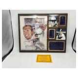 25 Mickey Mantle Autographed Photo & Plaque w Photos & COA, My Favorite Players Inc.