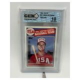 306 10 GEM Mint 1985 Topps Mark Mcgwire #401 Rookie Baseball Card