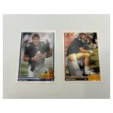 312 (2) Brett Favre Rookie Cards Upper Deck 1991 647 & 13