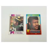 717 Pittsburgh Steelers Topps Rookie Card Lot, 1971 Joe Green & 1973 Franco Harris (2)