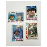 323 (4) 1982 Fernando Valenzuela Baseball Cards