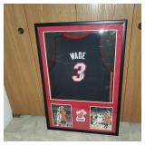 10 Wade Chicago Bulls Autographed Jersey