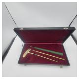 708 1960s Gold Golf Putter