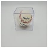 710 Signed Barack Obama first pitch baseball