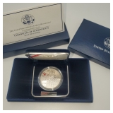 Lot 1160 2002 US Mint US Military Academy Bicentennial Commortive Silver Proof Coin