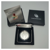 Lot 1184 2021 US Mint Christa McAuliffe Proof Silver Dollar