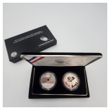 Lot 1197 2019 American Legion 100th Anniversary Commerative Silver Dollar and Medal Set