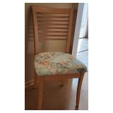 Table and four chairs